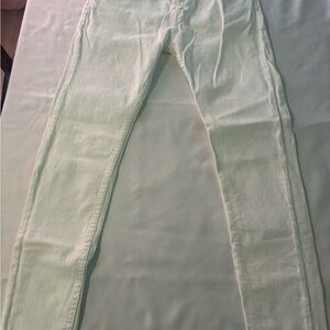 Zara Women's Light Cream Skinny Jeans